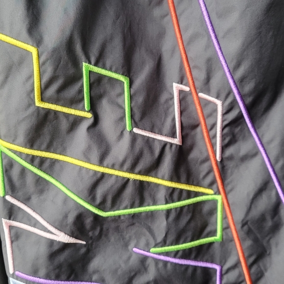 Nike Woven Black Pants Men's Size Medium Pockets Elastic Waist/ retro style - Picture 12 of 14